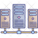 Data Center Hosting Hosting Network Icon