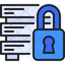Server Lock Database Lock Server Icon