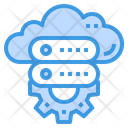 Cloud Data Server Cloud Computing Icon