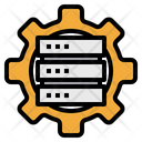 Server Data Base Gear Icon