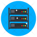 Server Rack Electronic Dataserver Datacenter Icon