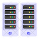 Servers Data Centers Data Servers Icon