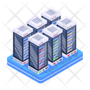 Server Room Database Servers Data Servers Icon