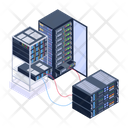 Server Room Servers Circuit Server Connection Icon