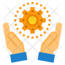 Management Hand Device Icon