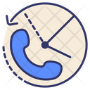 Clock Contact Telephone Icon
