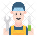 Man Repair Service Icon