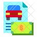 Invoice Payment Car Service Icon