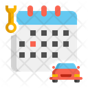 Service Schedule Service Calendar Service Appointment Icon