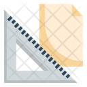 Set Square Ruler Tools Icon