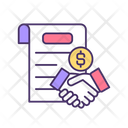 Business Contract Partnership Icon