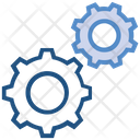 Data Analytics Setup Cogwheel Icon