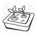 Setzlingsschale Symbol