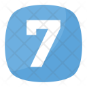 Seven 7 Number Icon