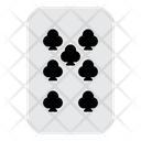 Seven Of Clubs Icon