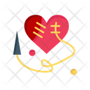 Sewing Heart Icon