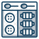 Pin Set Sewing Needle Tailor Pins Icon