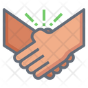 Shake Hand Cooperation Contract Icon