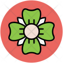 Shamrock Shape Flower Icon