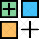 Shapes Cascade Drawing Icon