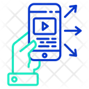 Share Advertising Video Icon