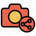 Camera Share Share Images Icon