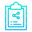 Clipboard Share Transfer Icon