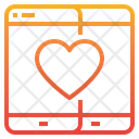 Mobile Love Social Media Love Love Chat Icon