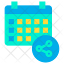 Share Schedule Calender Icon