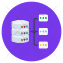 Data Network Shared Database Database Network Icon