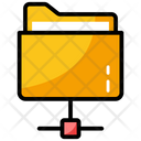 Data Network Information Sharing Shared Folder Icon