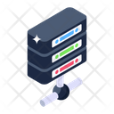 Network Server Server Hosting Data Infrastructure Icon