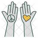 Sharing Kindness Peace Charity Icon