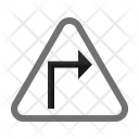 Sharp right turn Icon