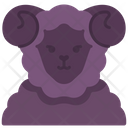 Sheep Horn Animal Icon