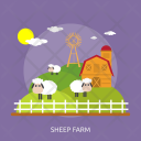 Sheep Farm Agriculture Icon