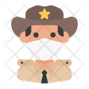 Sheriff Police Avatar Icon