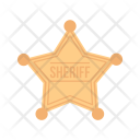 Sheriff Badge Icon