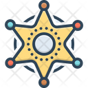 Sheriff Authority Badge Icon
