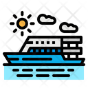 Ship Cruise Boat Icon