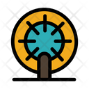 Ship Steering Wheel Icon
