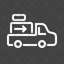 Shipment Delivery Truck Icon