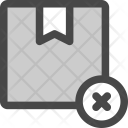 Shipment Package Rejected Icon