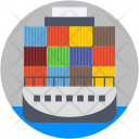 Port Seaport Containers Icon