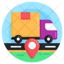 Delivery Location Delivery Truck Shipment Location Icon