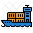 Shipping Cargo Ship Icon