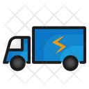 Electric Truck Semi Truck Commercial Vehicle Icon