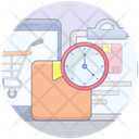 Shipping Time Delivery Schedule Delivery Duration Icon