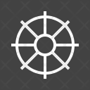 Ships Wheel Gear Icon