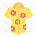 Shirt Hawaiian Clothing Icon
